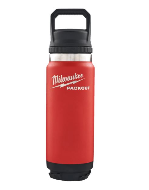 MILWAUKEE PACKOUT TERMOS 1065 ML KIRMIZI VIDALI